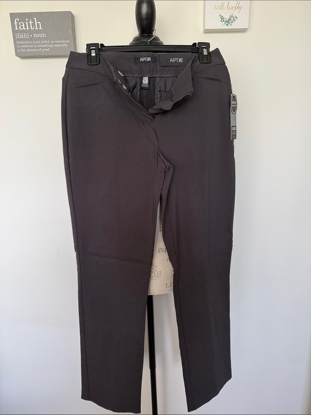 Apt. 9 Black Men’s Dress Pants - Straight Fit